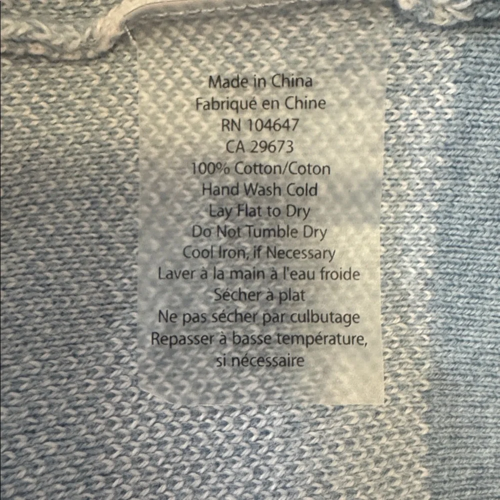 Kinross Gingham Cardigan NWOT 🩵 - Picture 3 of 8